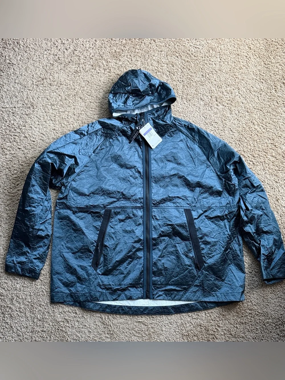 NWT Men's Nike Deep Ocean Sportswear Tech Pack Woven Hooded Jacket Size 3XL